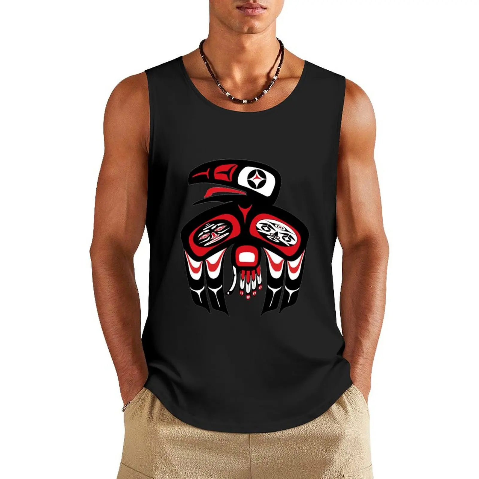 

A Ravens Spirit Tank Top Men's sleeveless T-shirt Men's gym Men's summer t-shirt anime top