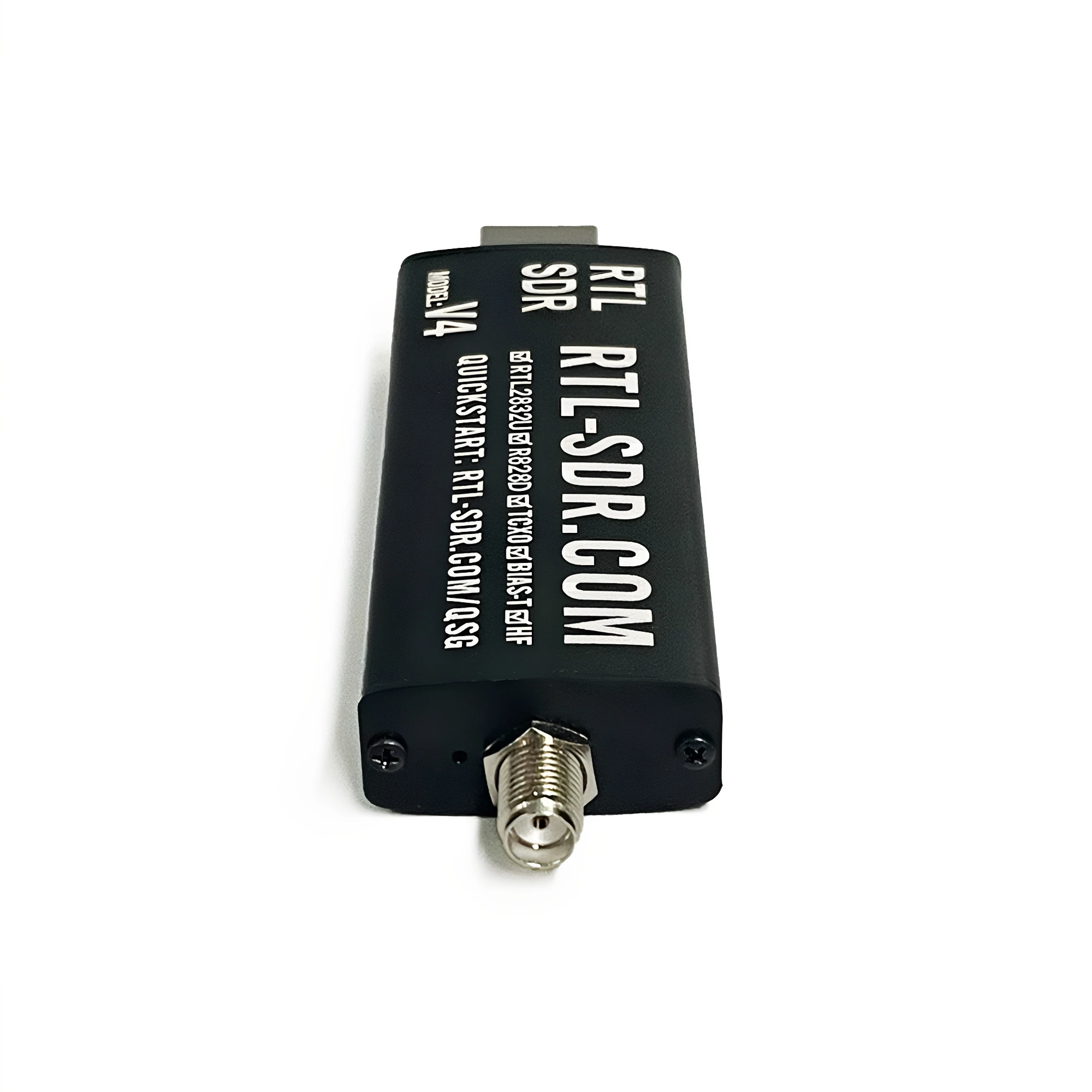 RTL-SDR Blog V4 RTL SDR V4 R828D RTL2832U 1PPM TCXO SMA RTLSDR Software Defined Radio Receiver with Multipurpose Antenna