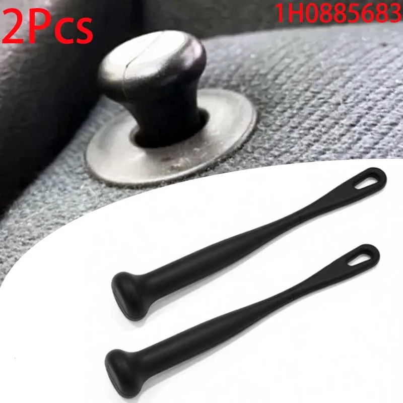2 varillas de liberación del respaldo del asiento trasero, color negro, 1H0885683, compatibles con VW Golf Mk3 Jetta Vento Mk3 Polo 6n 6n2 Caddy Mk2