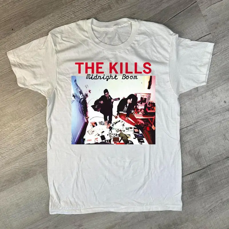 The Kills Midnight Boom Album Rock Band T Shirt Cotton
