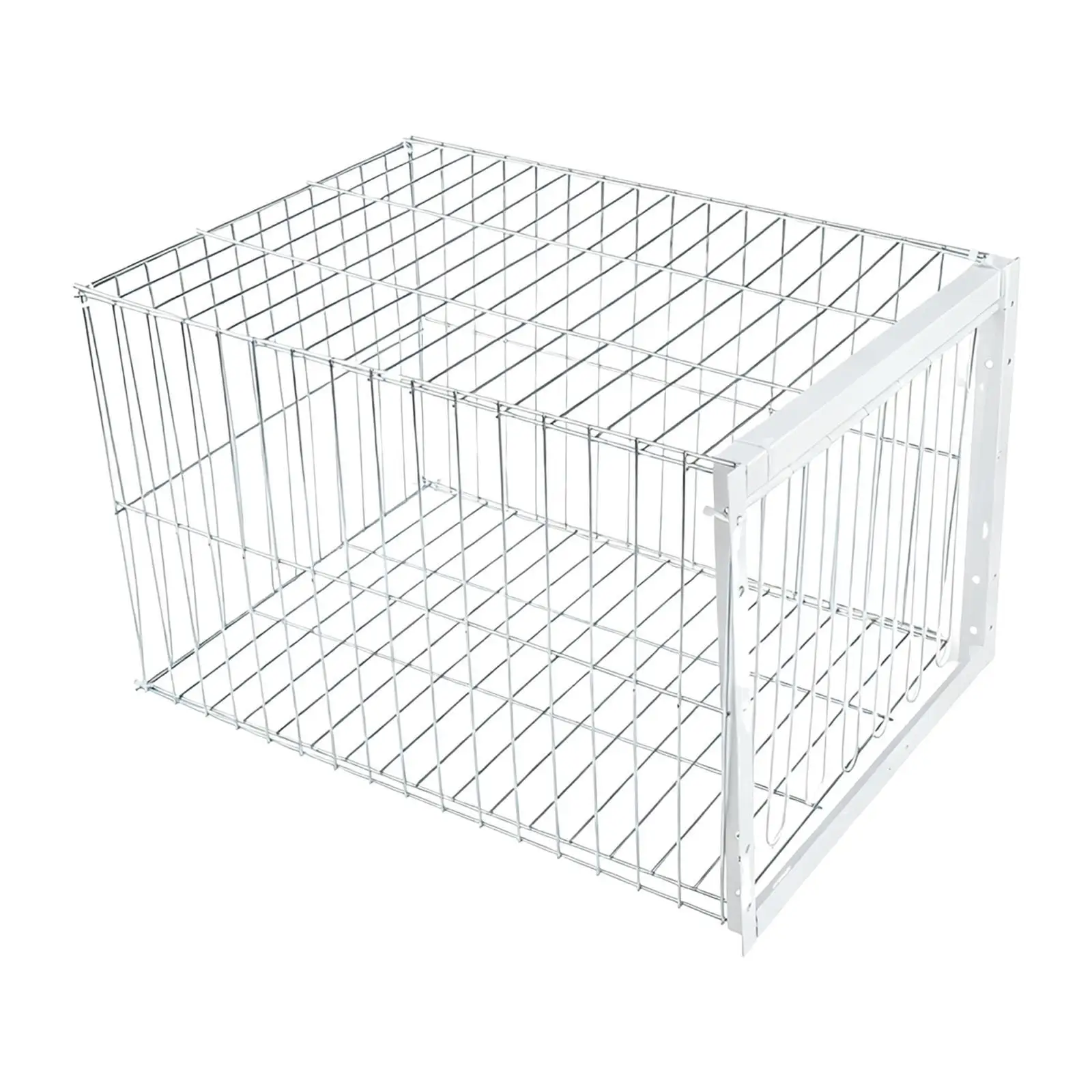 Pigeon Trap Cage Escapeproof Easy Assembly Wire Cage Single Way Portable Animal Trap for Cardinals Parrots Doves Chicken Farms