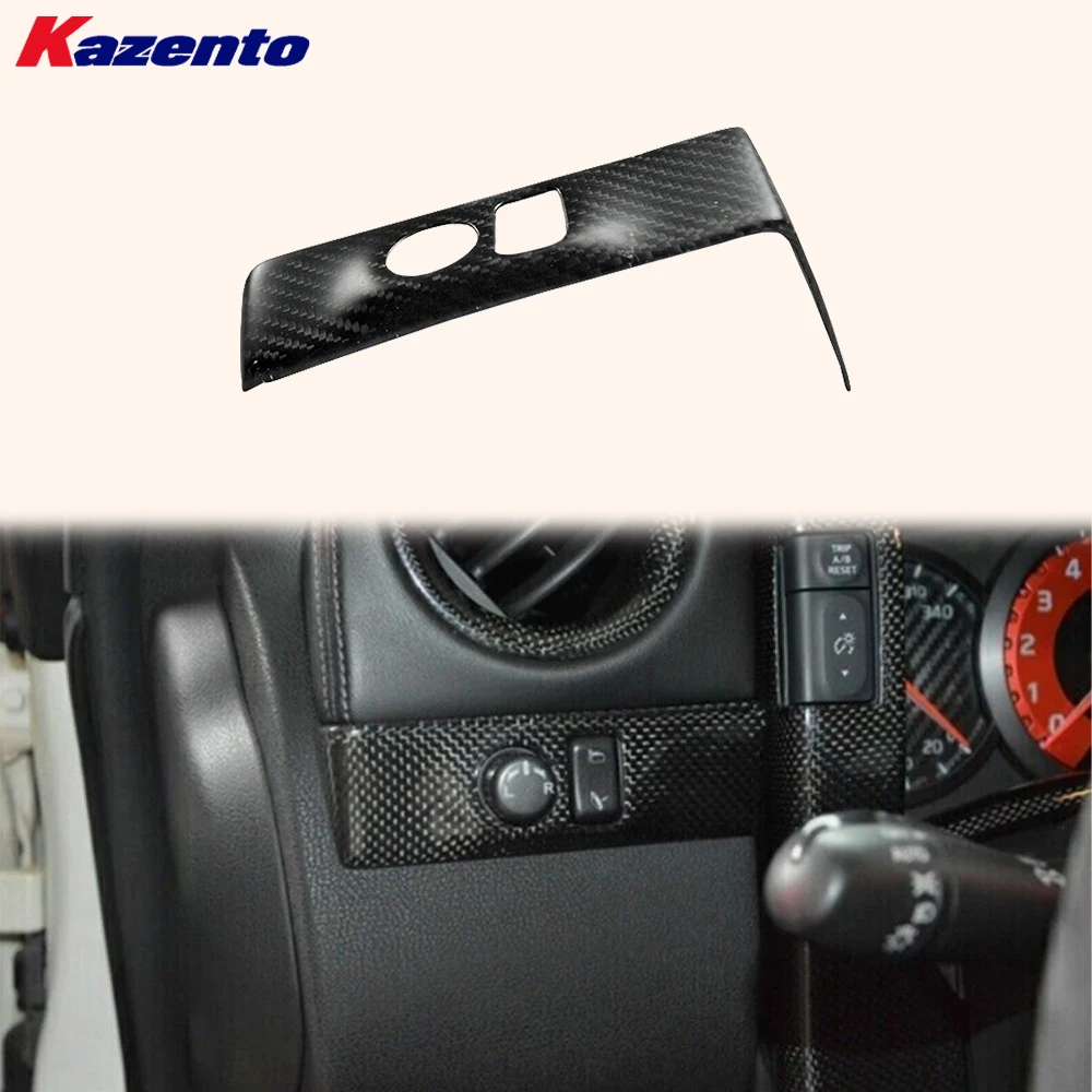 

Для Nissan R35 GTR (только LHD) KZ матовая панель управления боковым зеркалом из углеродного волокна