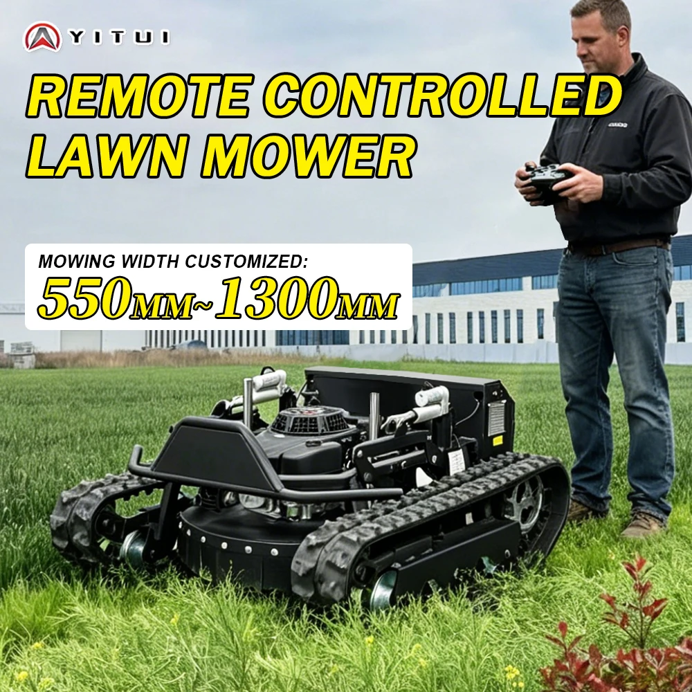 Customized Lawn Mower with Remote Control High Efficiency Low Power Consumption Suitable for Various Grass Types