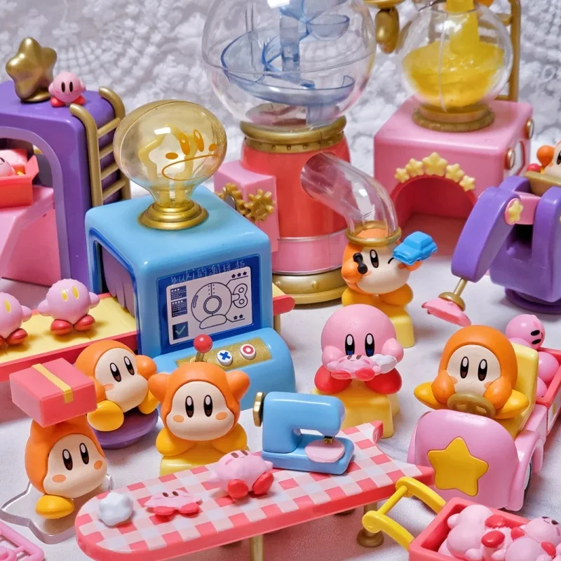 

Новая оригинальная в наличии Re-Ment Kirby And Waddle Dee'S Toy Factory Series слепая коробка миниатюрная сцена милые игрушки в подарок на день рождения