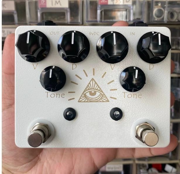 King of Clone Overdrive Guitar Effects Pedal Dual Channel Stompbox
