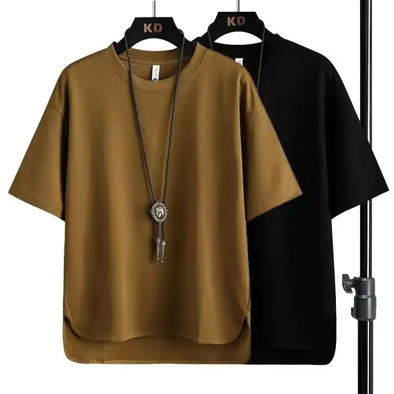 Casual round Neck Short Sleeve T-Shirt Women's Summer Loose Fit Polyester Basic Shirt Quick Dry Half Sleeve Overhead Top