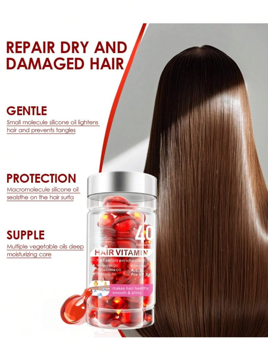 Hair care oil capsule, no wash anti-hair loss, second drop to improve roughness.