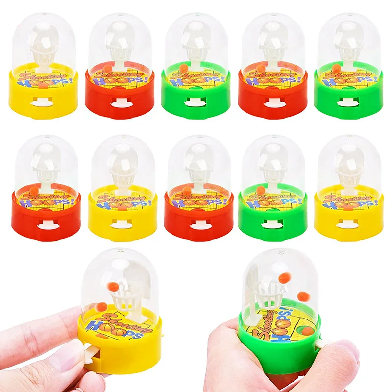 Mini Developmental Basketball Machine Anti-stress Player Handheld Children Basketball shooting Decompression Toys Gift