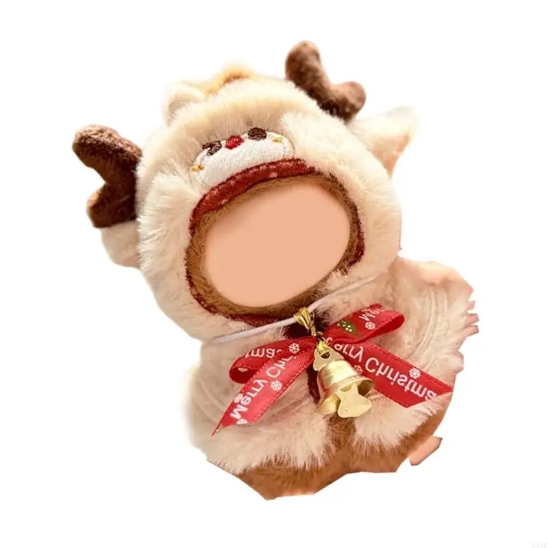 

Популярный рождественский костюм эльфа-накидки для 10 см аниме-куклы, безопасный фестивальный тематический наряд для куклы, для