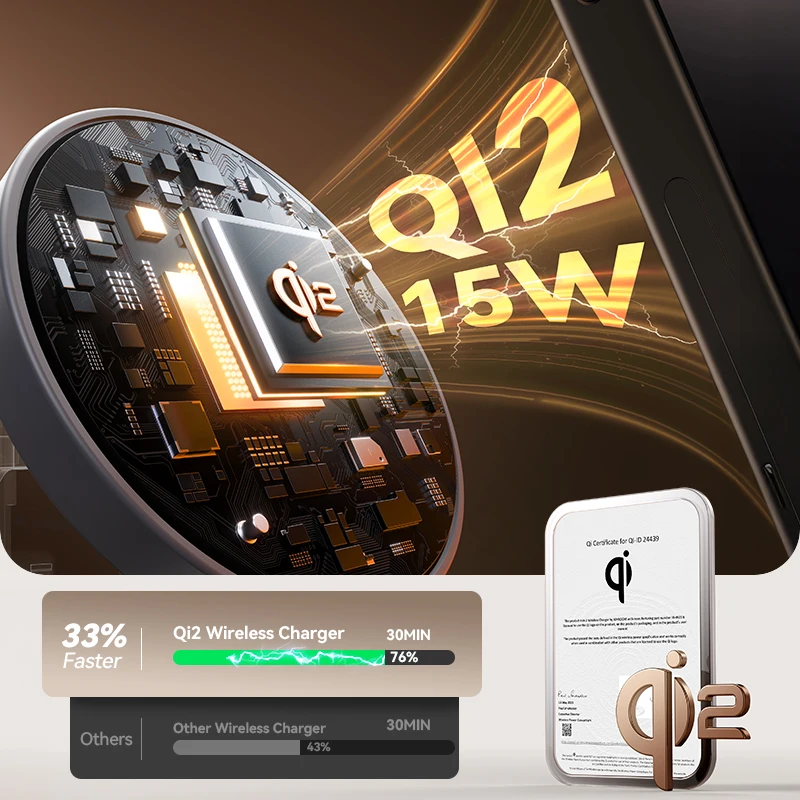 Joyroom Qi2 شاحن الهاتف اللاسلكي المغناطيسي 4 في 1 محطة شحن لسلسلة iPhone 16-12 لساعة iWatch لأجهزة AirPods 4/3/2/Pro #5