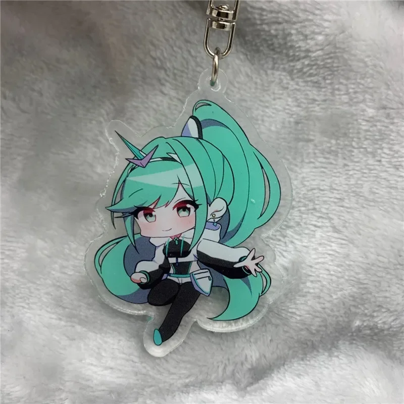 Anime Keychain Pneuma Acrylic Keyring Strap Figure Hanging Accessories 6cm