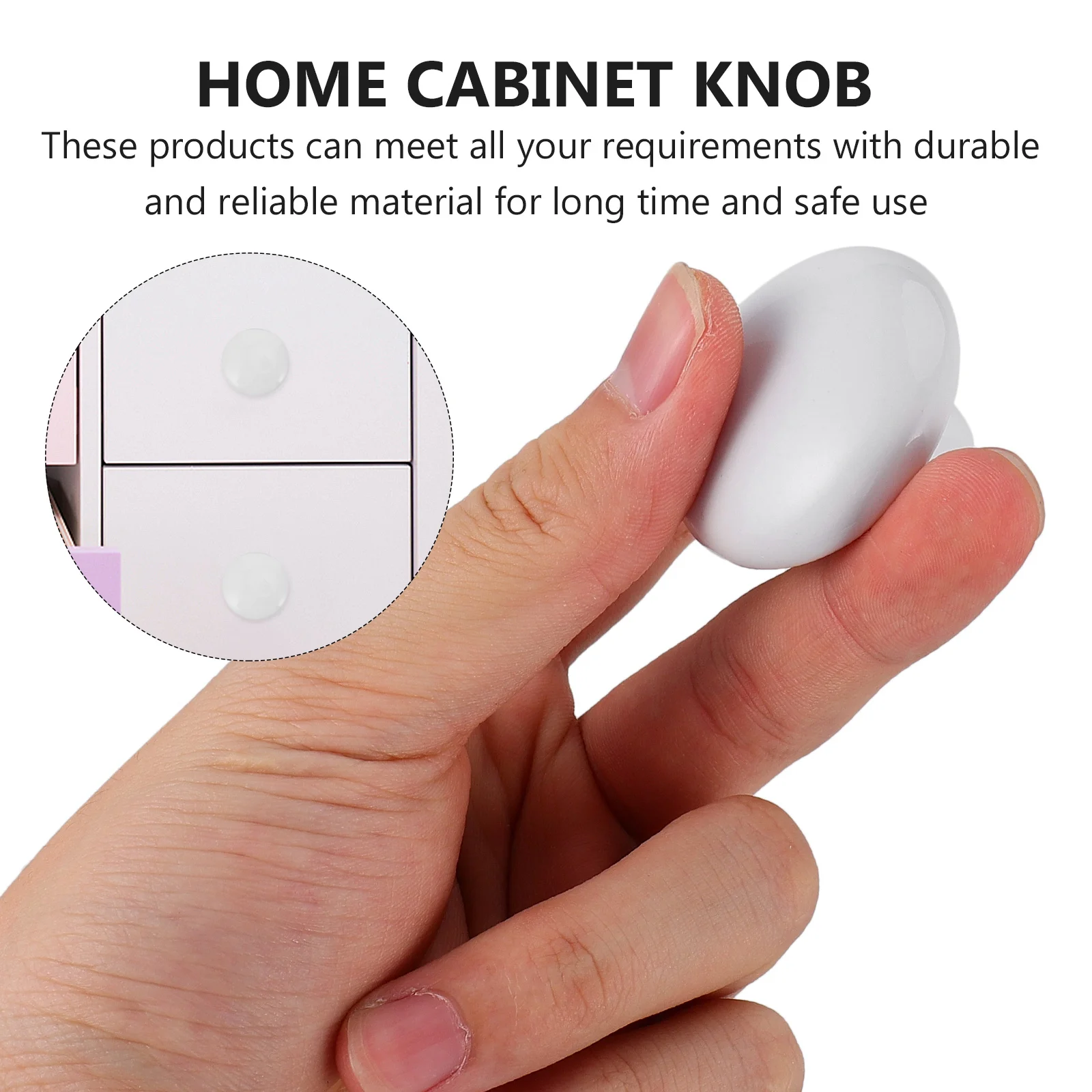 

10Pcs Round Ceramic Drawer Knobs Durable Cabinet Pulls for Wardrobes Dressers and Cupboards Round Cabinet Handle
