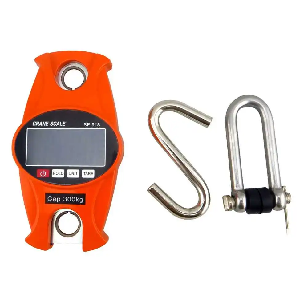 Upgraded aluminum 300kg hanging  portable electronic portable scale hanging  hook mini electronic