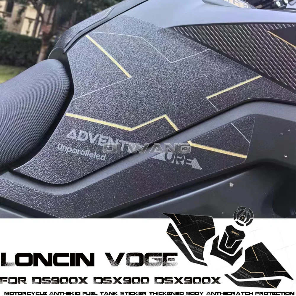 

Motorcycle Anti-skid Fuel Tank Sticker Thickened Body Anti-scratch Protection FOR Loncin VOGE DS900X DSX900 DSX900X