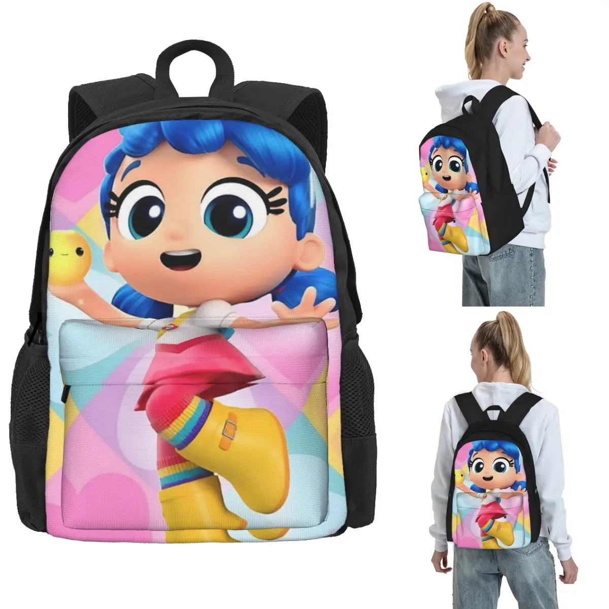 

Рюкзаки True And The Rainbow Kingdom, сумка для книг для мальчиков и девочек, детские школьные сумки большой вместимости, дорожный рюкзак, сумка на плечо