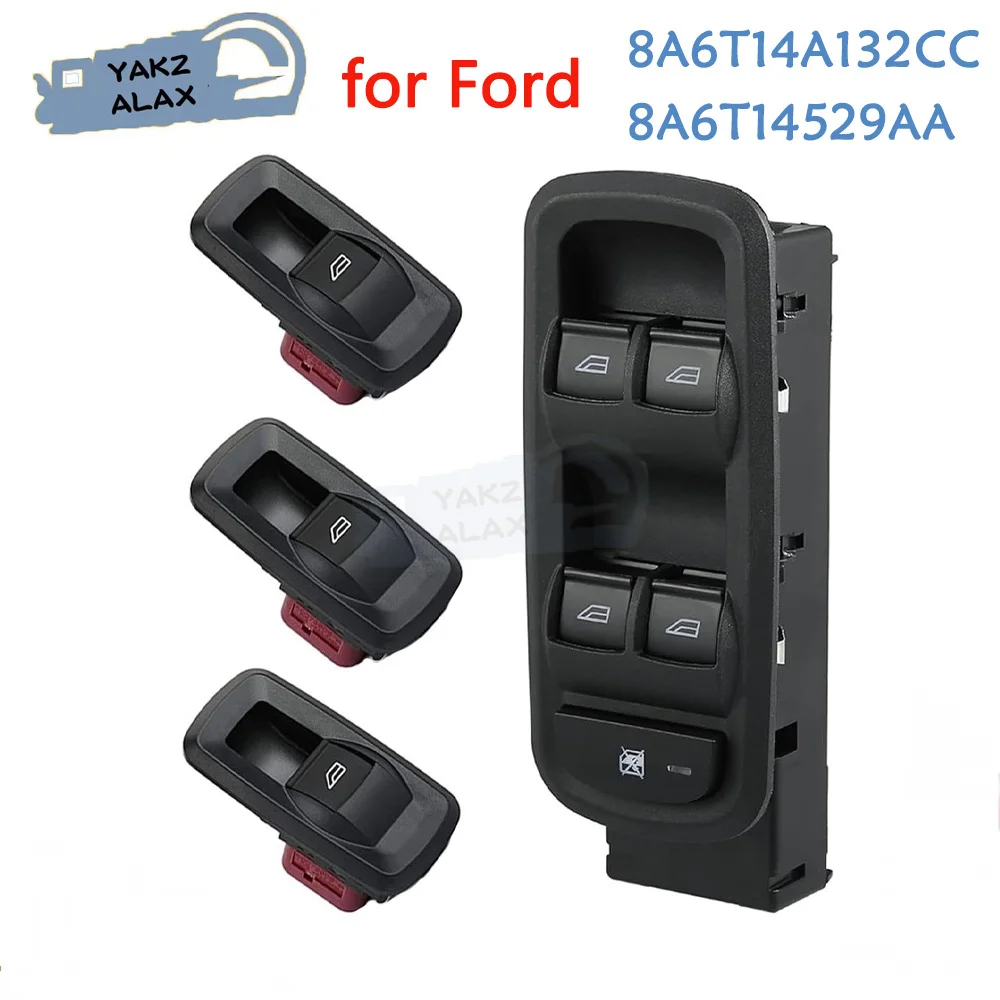 

Кнопка переключения электрического окна мастер пассажира для Ford Fiesta Ecosport 2012 2013 2014 2015 8A6T14A132CC 8A6T14529AA
