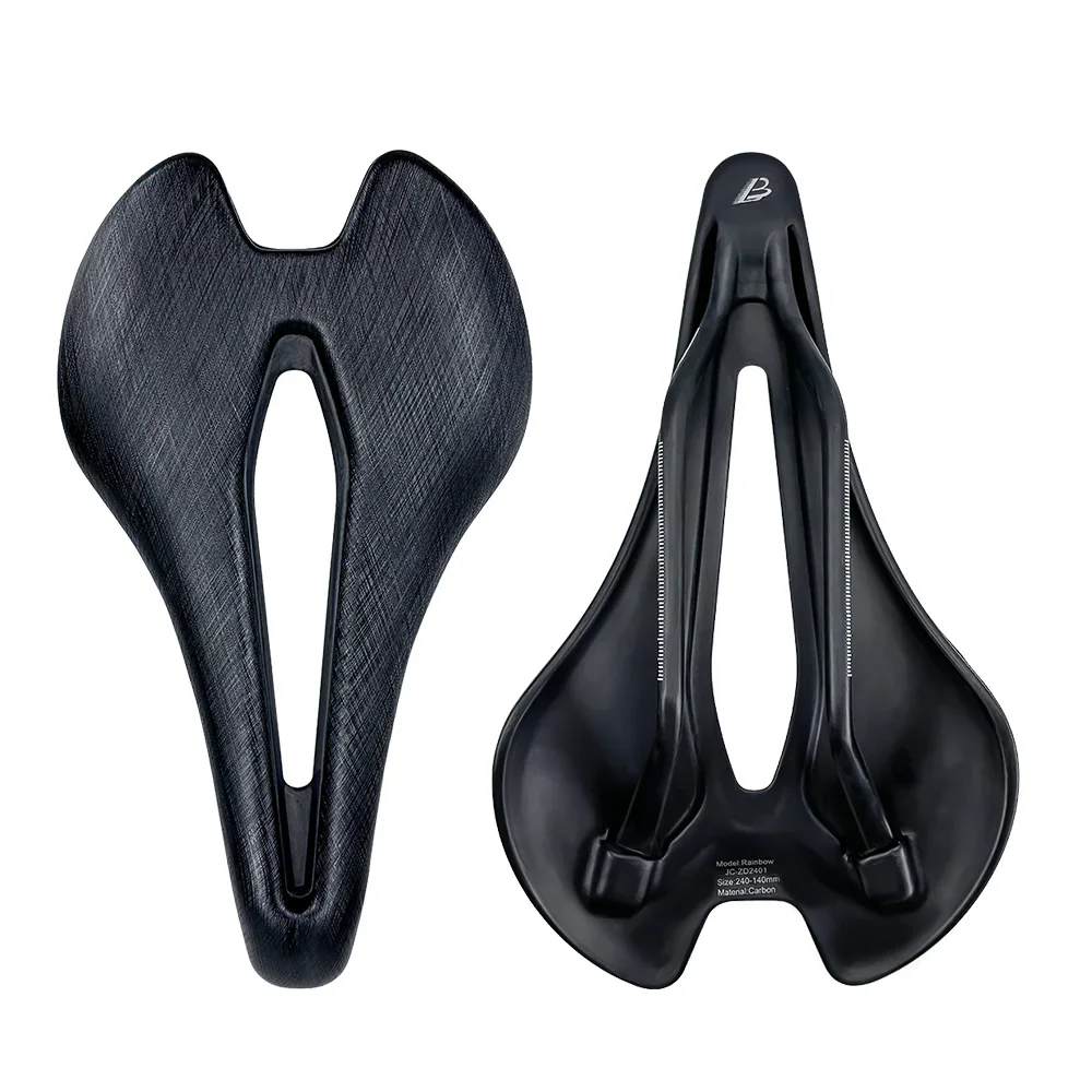 

BALUGOE ultra light carbon fiber 3D printed mountain bike seat cushion comfortable mountain bike seat lightweight road saddle