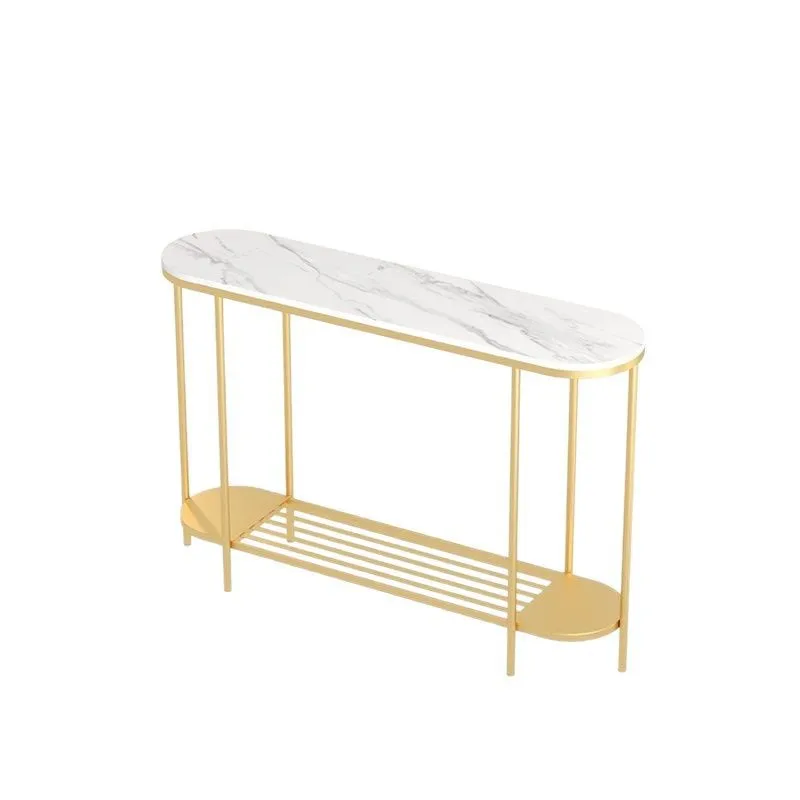 

Modern simple wrought iron slate rack light luxury living room wall cabinet