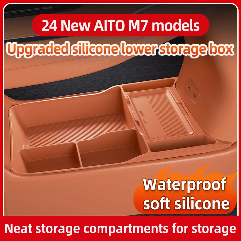 

Suitable for 24 Models of Wenjie M7 Second Generation Central Control Storage Box Lower Storage Box Car Interior Accessories
