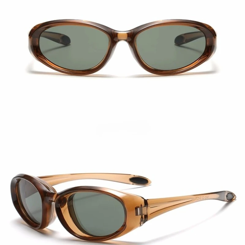

ROXI | Y2k Sunglasses New Oval Cat Eye Sun Glasses Women Outdoor Cycling Sports Goggles Men Vintage Wholesale