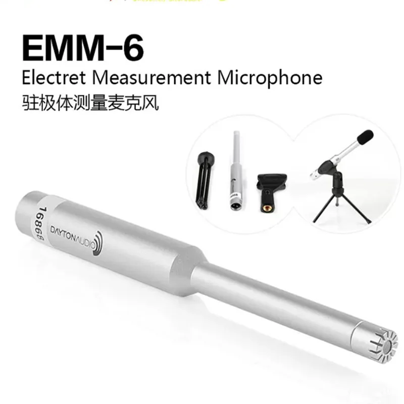 Original USA DAYTON Audio Electret Measurement Microphone EMM-6