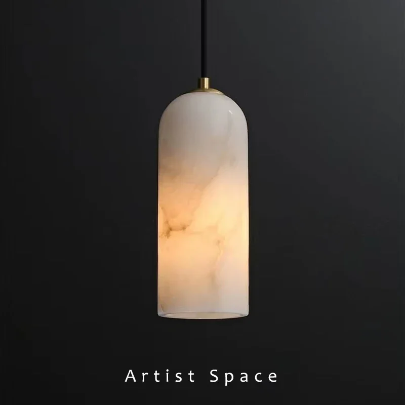 Nordic  Spanish Marble LED Pendant Lamp For Bedroom Bedside Living Dining Room High Quality Decoration Chandelier Lights