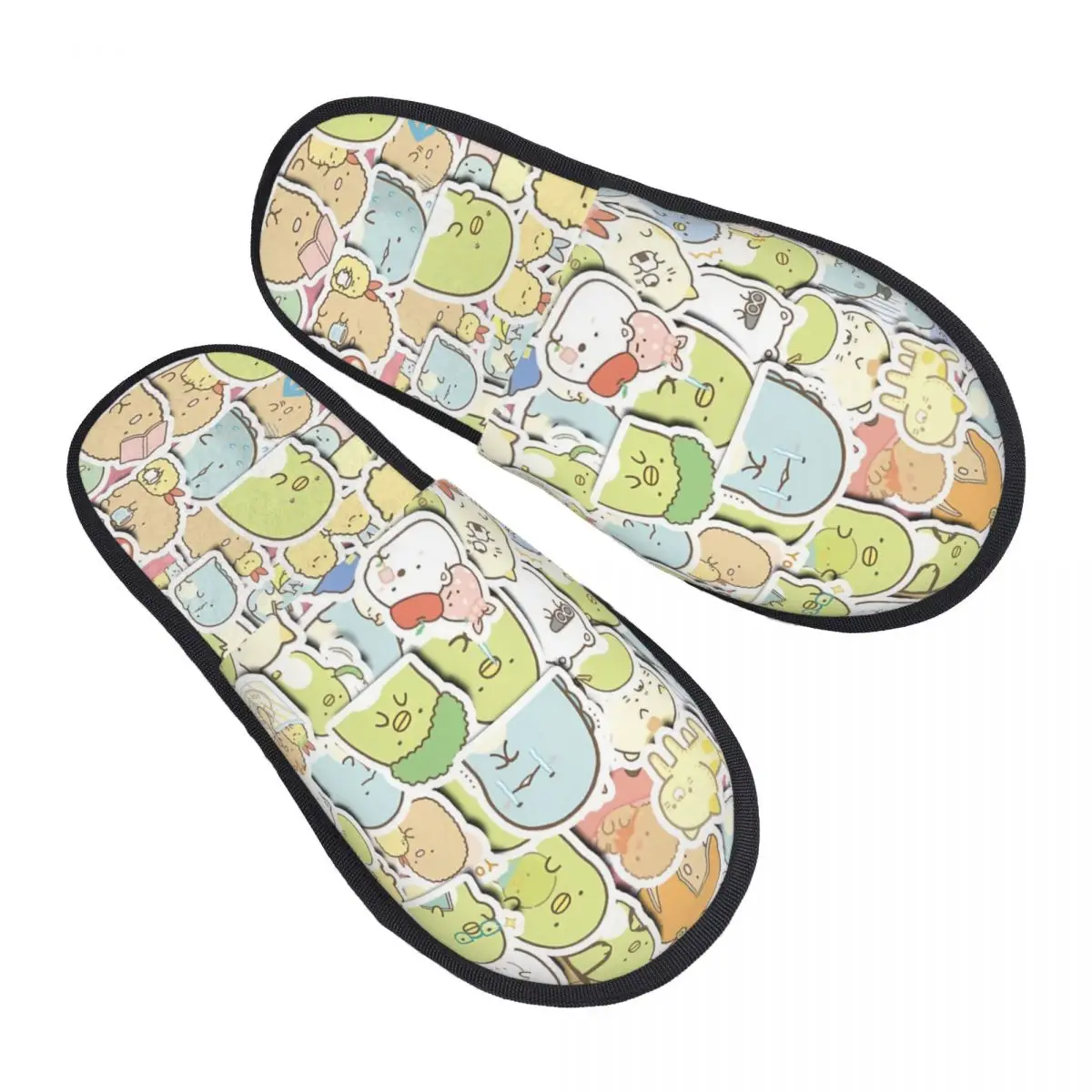 

Custom Japanese Anime Sumikko Gurashi Cartoon Memory Foam Slippers Women Comfy Warm House Slippers
