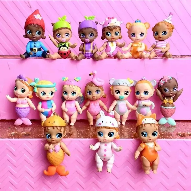 MINISO Surprise Gift Series Random 5 To 10pcs Doll Mini Cute Puzzle Role Play Cross Dress Kawaii Collection Toy