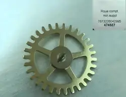 W3760 Watch Movement Replacement Parts Minutes Counting Wheel For 7753