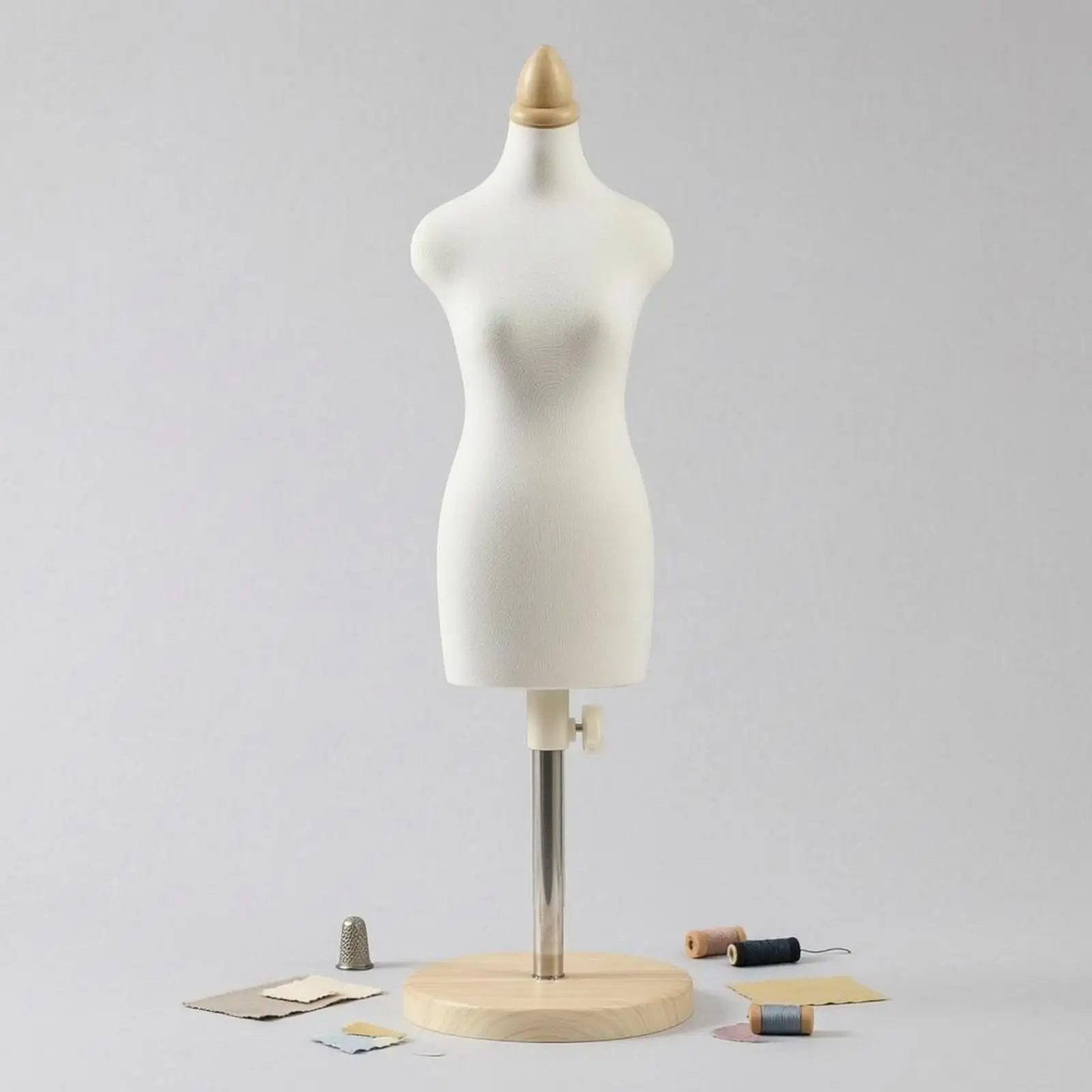 Half Scale Dress Form Guide Lines Female Dress Form Tailor Mannequin Torso for Students, Tailors