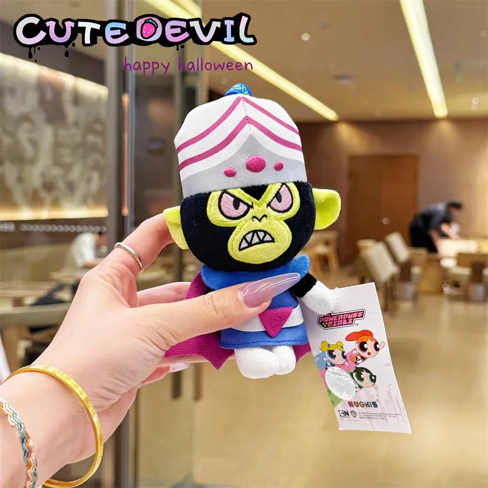 

Kawaii оригинальные аниме Powerpuff Girls плюшевые куклы игрушки мультфильм Mojo Jojo студенты школьный рюкзак украшения куклы аксессуары подарки