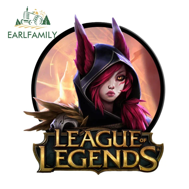 EARLFAMILY لشعار LOL ملصقات سيارات التخييم الأصلية ملحقات السيارة للثلاجة ملصق جرافيتي مقاوم للماء ديكور إبداعي #3