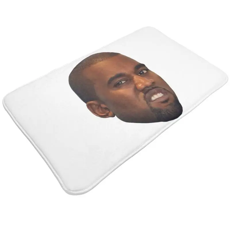 Custom Funny Kanye West Meme Doormat Non-Slip Bath Kitchen Mat Garden Garage Floor Door Entrance Carpet Rug