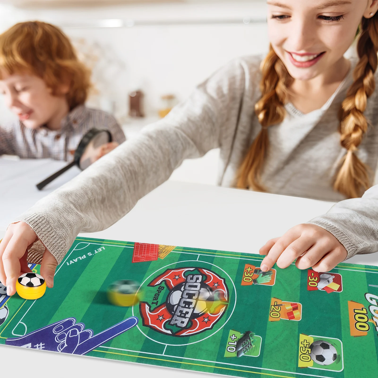 

Desktop Interactive Game Kids Bowling Football Toy Enhances Hand Eye Coordination Wear Resistant Safe Indoor Play for Party