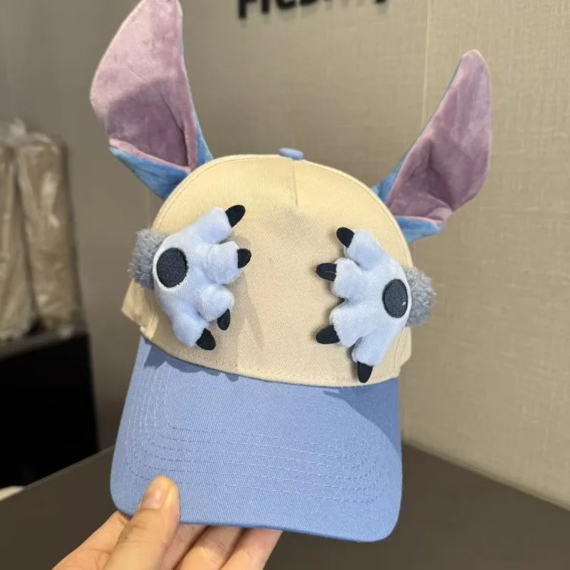 Boné de beisebol bonito dos desenhos animados da disney para meninas, boné de proteção solar casual ao ar livre elegante e personalizado