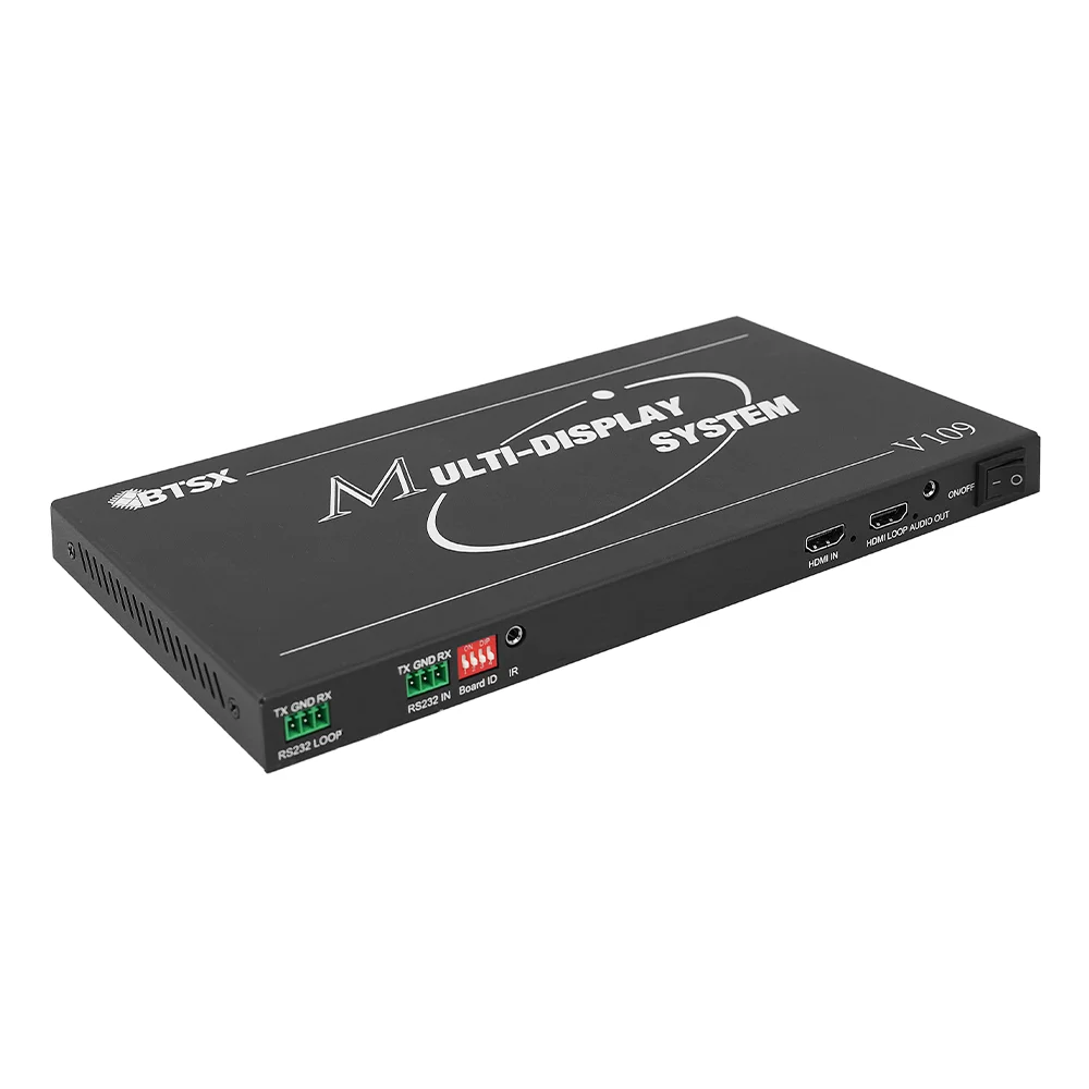 BIT-VWC-109 Video Wall Controller - Supports 3x3, 2x4, 5*1 7*1 Configurations, No Latency, No Stretching, 180° Screen Rotation