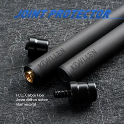 KONLLEN-Carbon Fiber Billiard Cue Stick Shaft, 3 Cushions, Carom/Libre Cue Stick, Uni-Loc, Radial, 3/8x8 Pin Joint