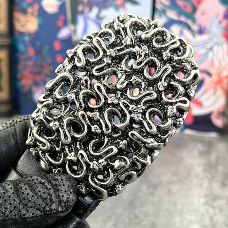 Cintura in metallo vintage con fibbia Cintura in vera pelle per uomo Cinturón Hombre Cintura larga in pelle di lusso Cintura in pelle da uomo MBT0033