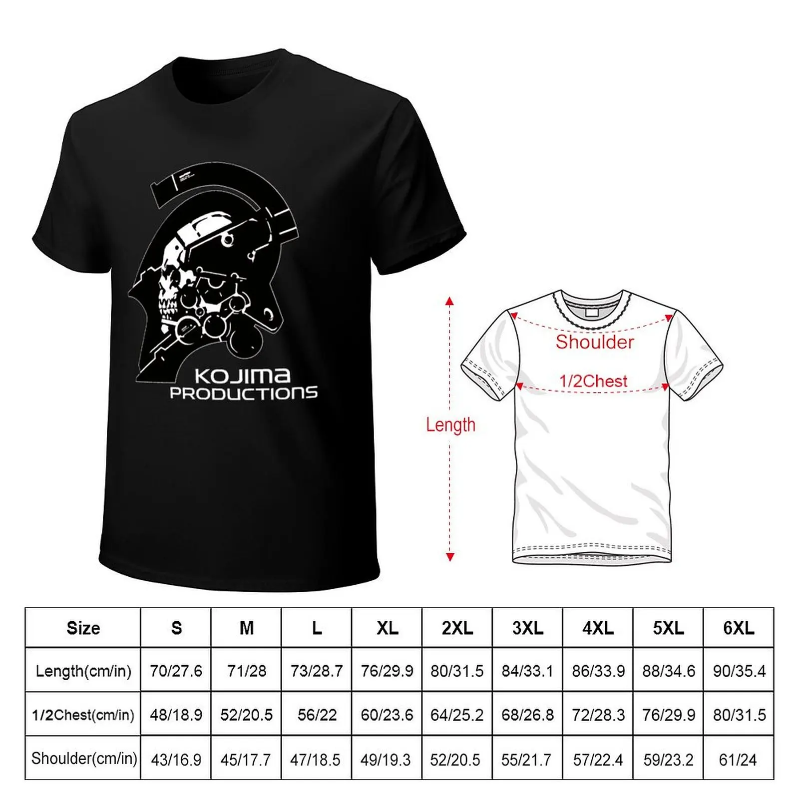 KOJIMA PRODUCTIONS New Kojipro Logo Hideo Kojima T-Shirt Retro Style Print Casual Top