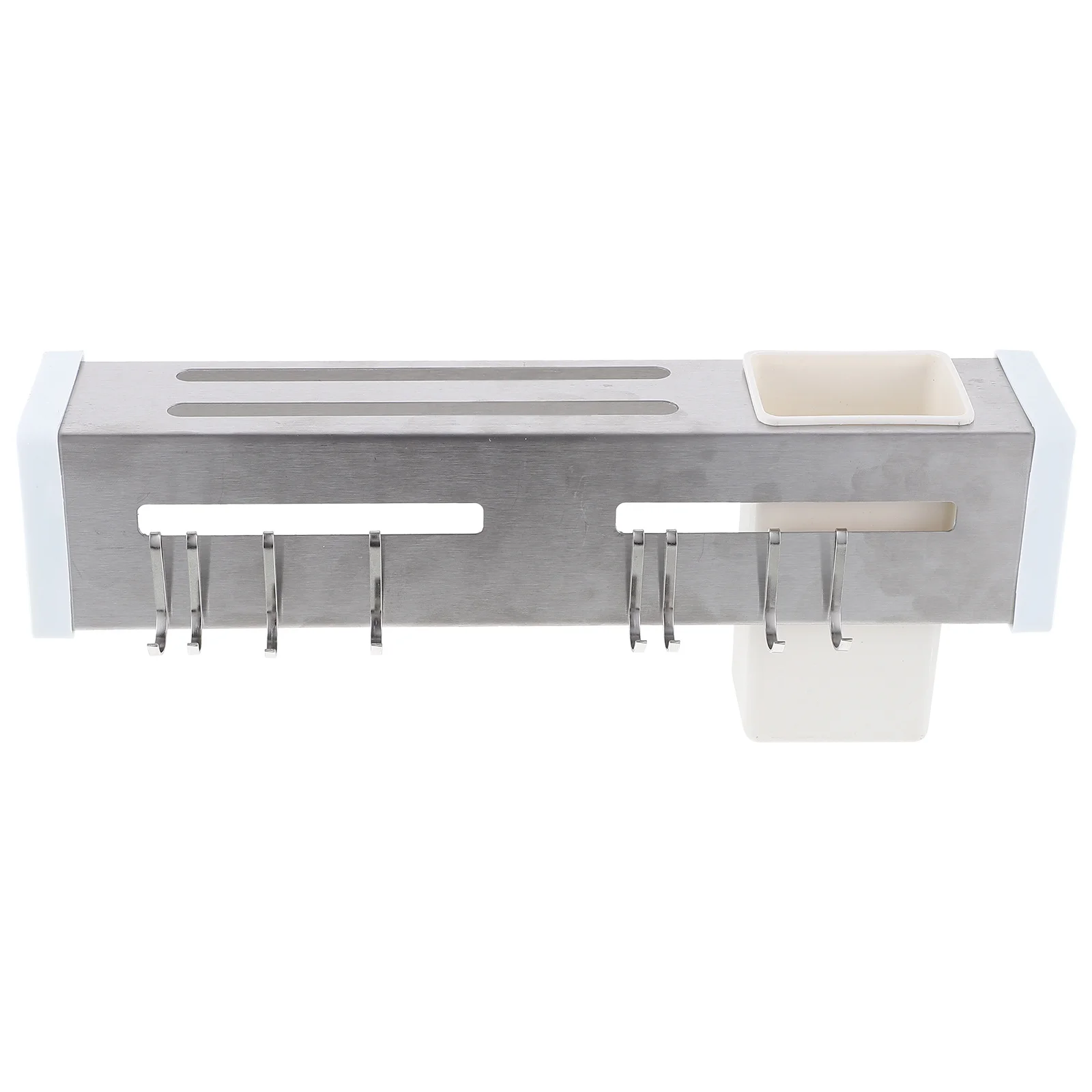 

Wall Mounted Kitchenware Holder Stainless Steel Spoon Chopstick Organizer Cutlery Storage Rack Cutting Board Organizer