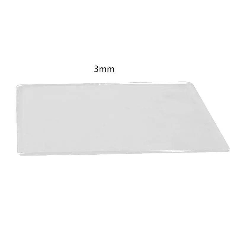 Transparent Acrylic Die Cutting Plates Embossing Machine Replacement Adapter Mat