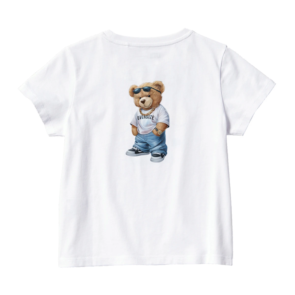 Medium Bear Iron On Patches Transfers Vinyl Thermal Press A-Level Washable Diy Hoodies Tops Patch Iron Children Clothes