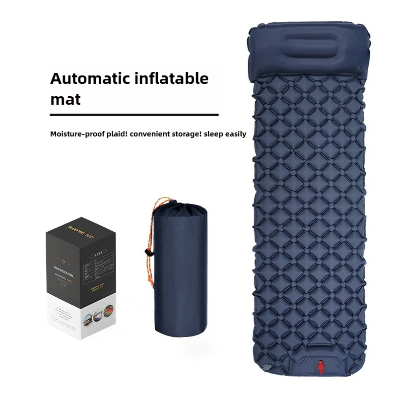 

Inflatable mattress,outdoor camping inflatable sleeping pad,tent air cushion,TPU moisture-proof air cushion, 500g, built-in pump