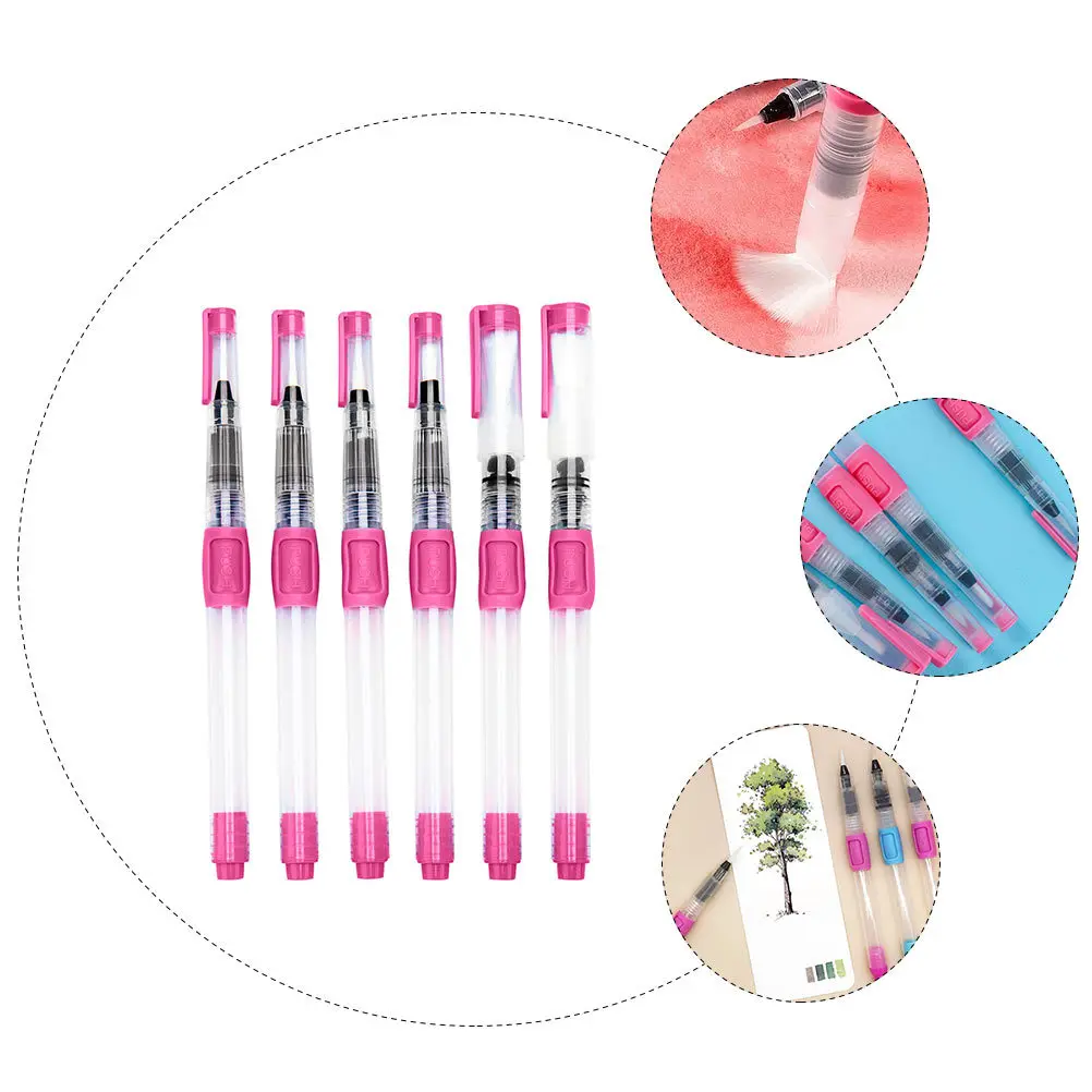

1Set Watercolor Brush Pens Premium Reusable Water Storage Pen for Smooth Painting Creative Portable Drawing Tool for Artists and