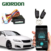 GIORDON Entry System Button Keychain Car Central Door Lock Auto Keyless  Central Kit