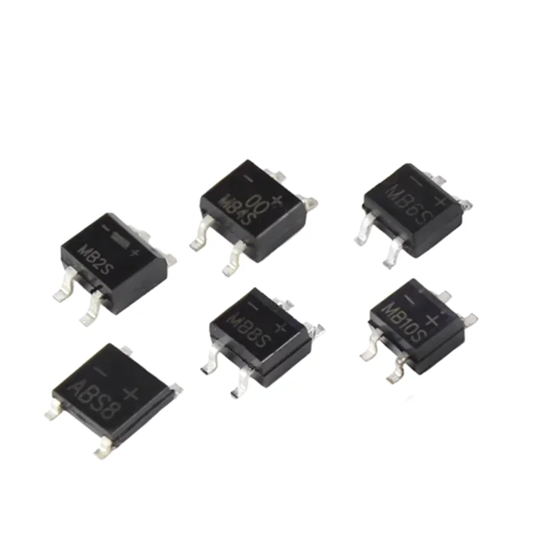 20PCS ABS8 ABS10 ABS210 ABS6 MB4S MB2S SOP-4 Gelijkrichterbrug Nieuw Op Voorraad