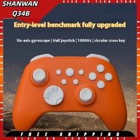 Shanbend Q34B Gamepad Wireless Bluetooth Switch PC Universal Gyroscope Dual Hall Rocker Xbox Layout Games & Accessories