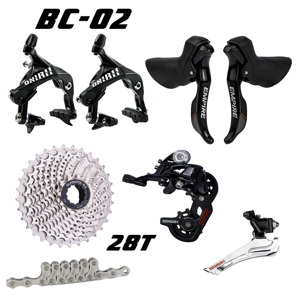 SENSAH EMPIRE 2x11 Speed, 22s Road Groupset, Shifter + Rear