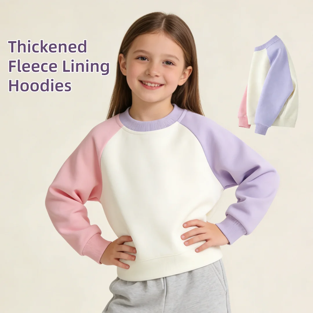 

Детский свитшот на осень-зиму из приятного для кожи материала, детский пуловер с круглым вырезом, хлопковая толстовка с цветными вставками и пэчворком