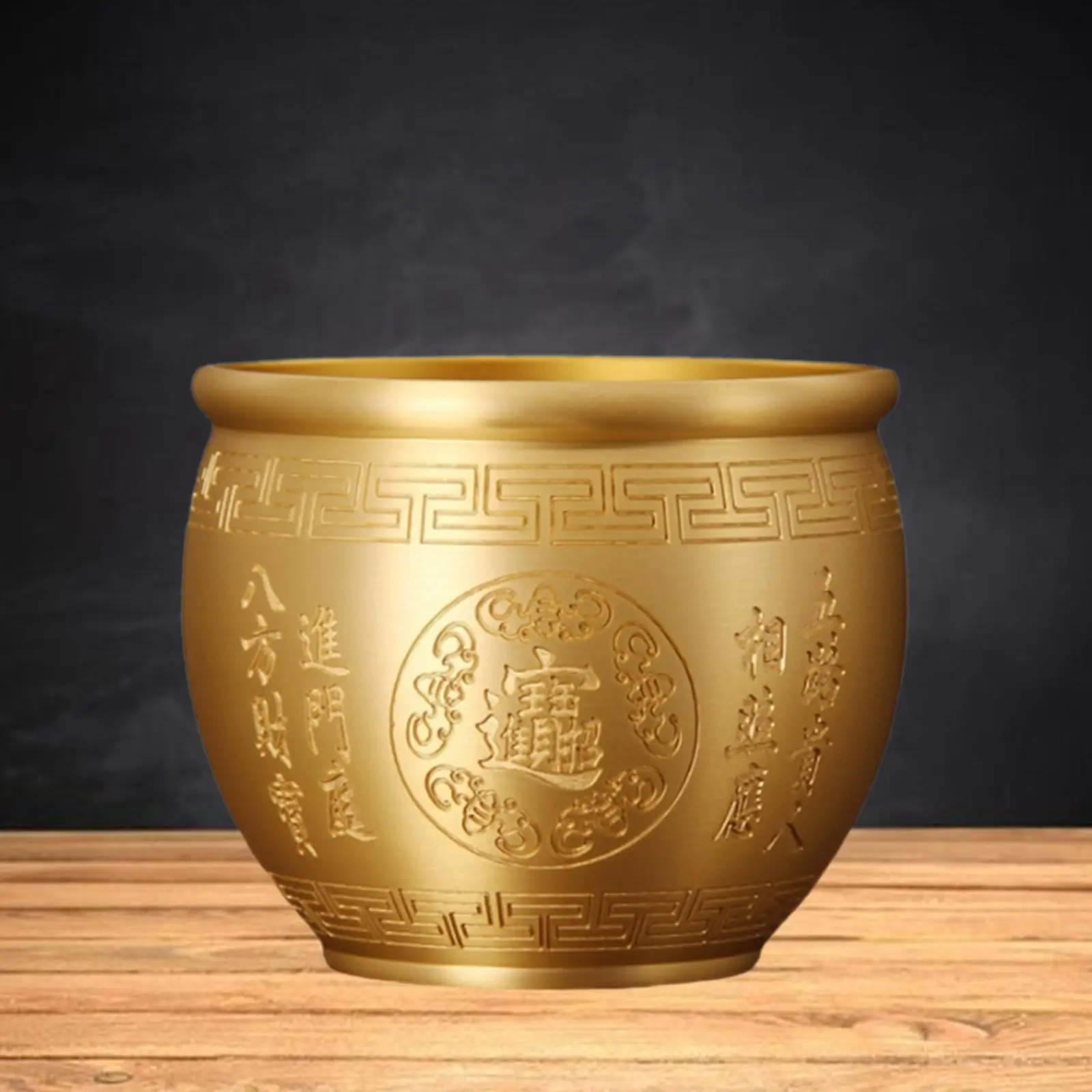 Brass Cornucopia Bowl Feng Shui Treasure Bowl Wealth Prosperity Bowl Treasure Basin for New Year